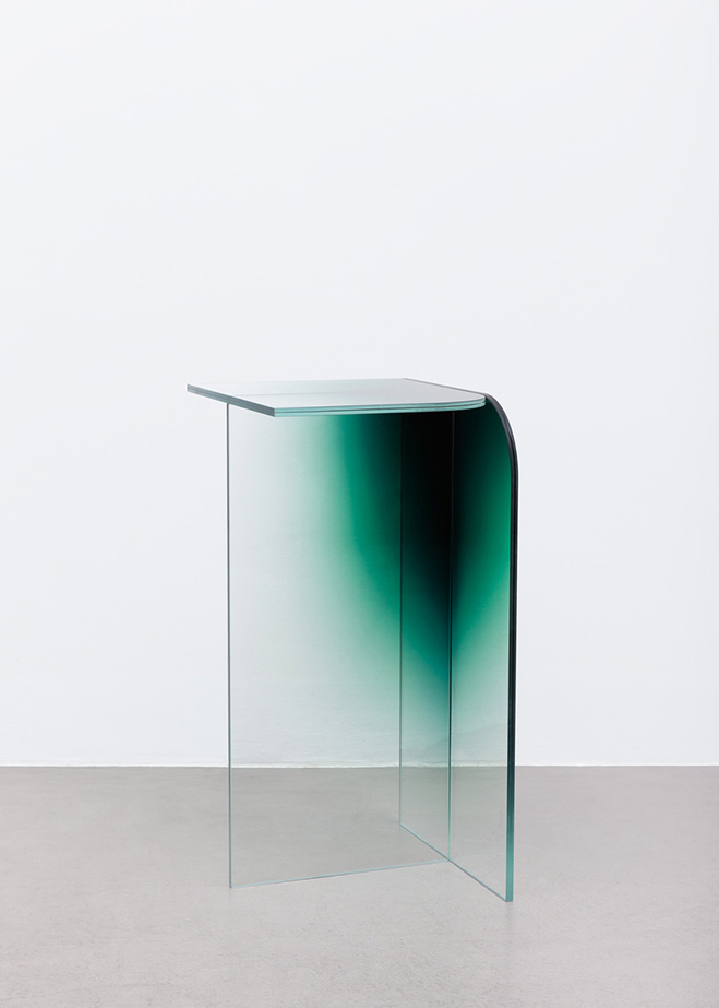 Germans Ermičs creates coloured glass furniture collection