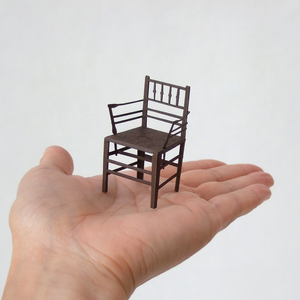 A New Perspective on Classic Design Unique Miniature Chairs by 1 16 OEN