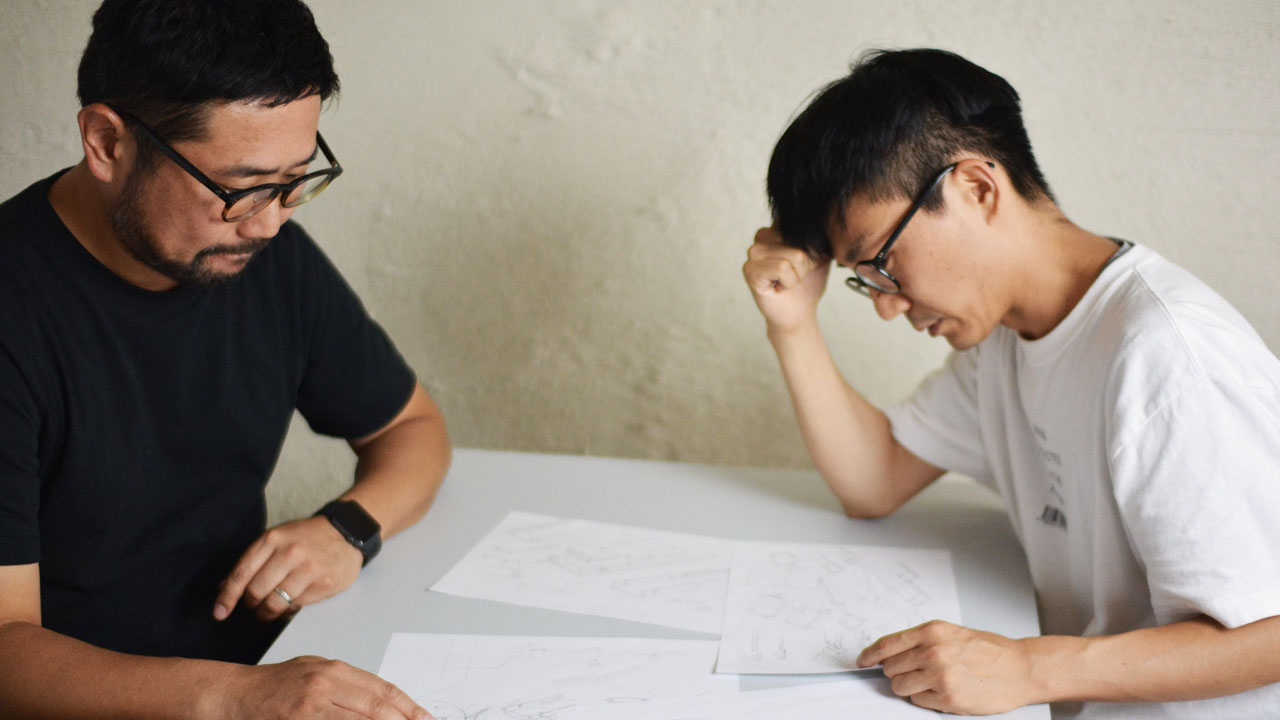 Ryosaku Aoki and Masayuki Haruta of Tokyo-based design studio TENT