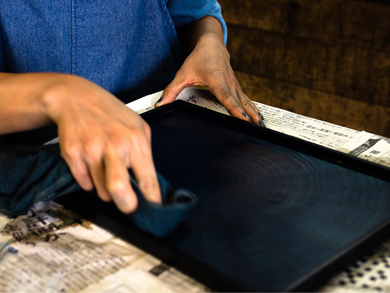 Indigo Dyeing at the Mori Kougei Workshop