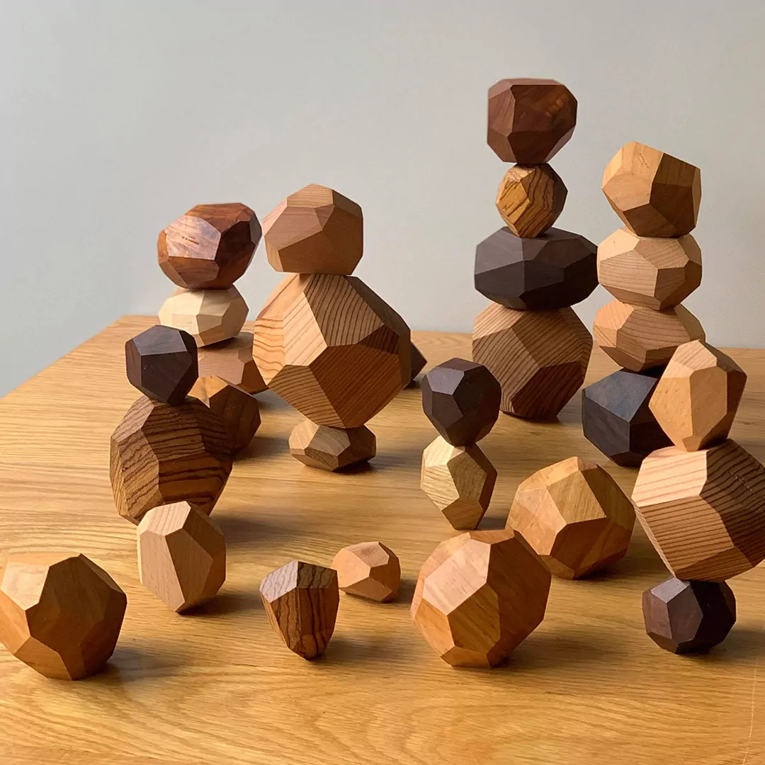 Tumi-isi Wooden Stacking Blocks by A4 15