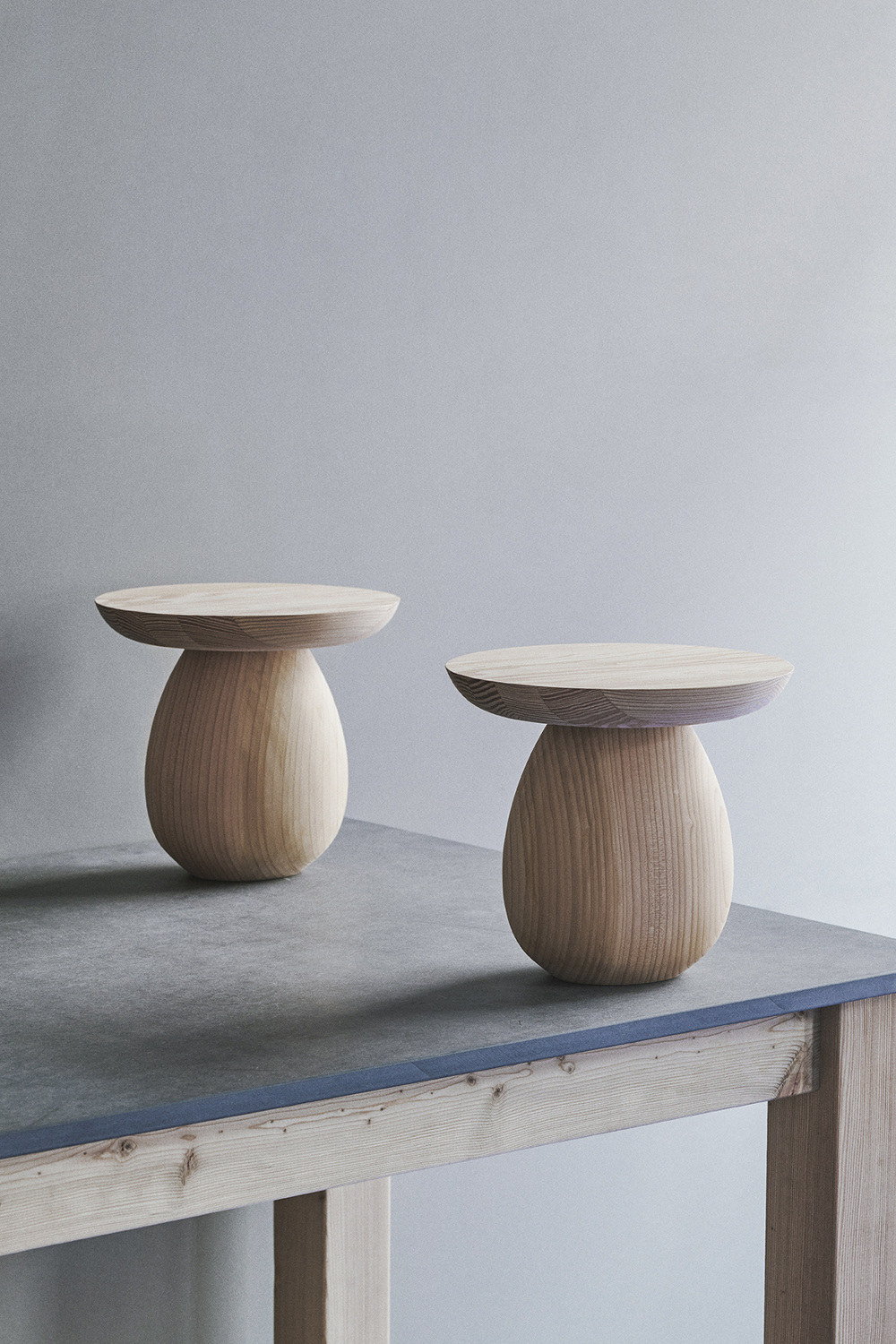 Wood Shelves & Pedestals by Anne Brandhoej 5