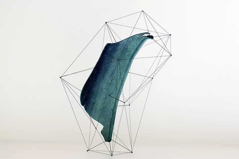 Suspended Wire Sculpture by Studio Note 1