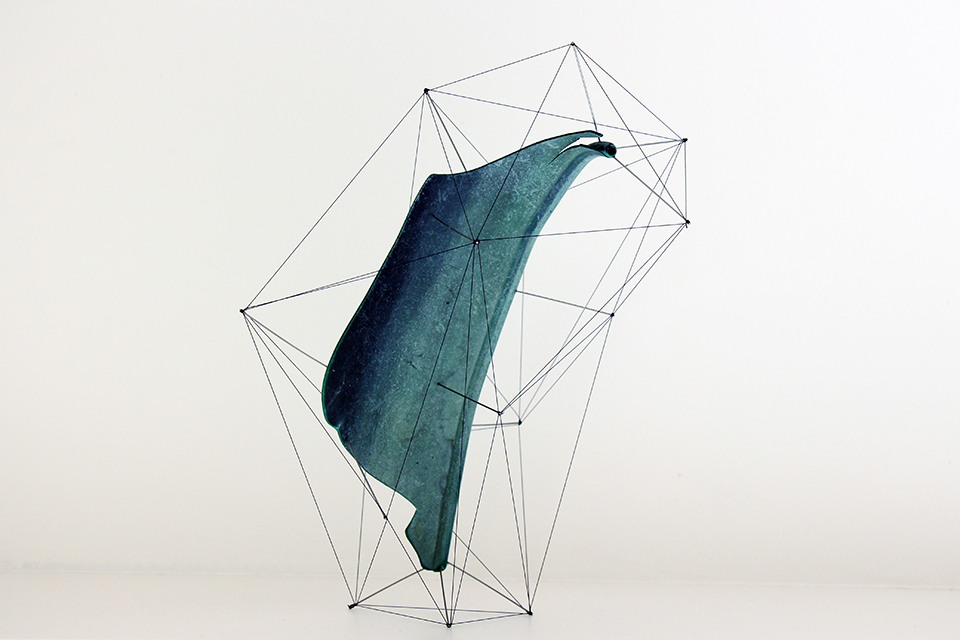 Suspended Wire Sculpture by Studio Note 1