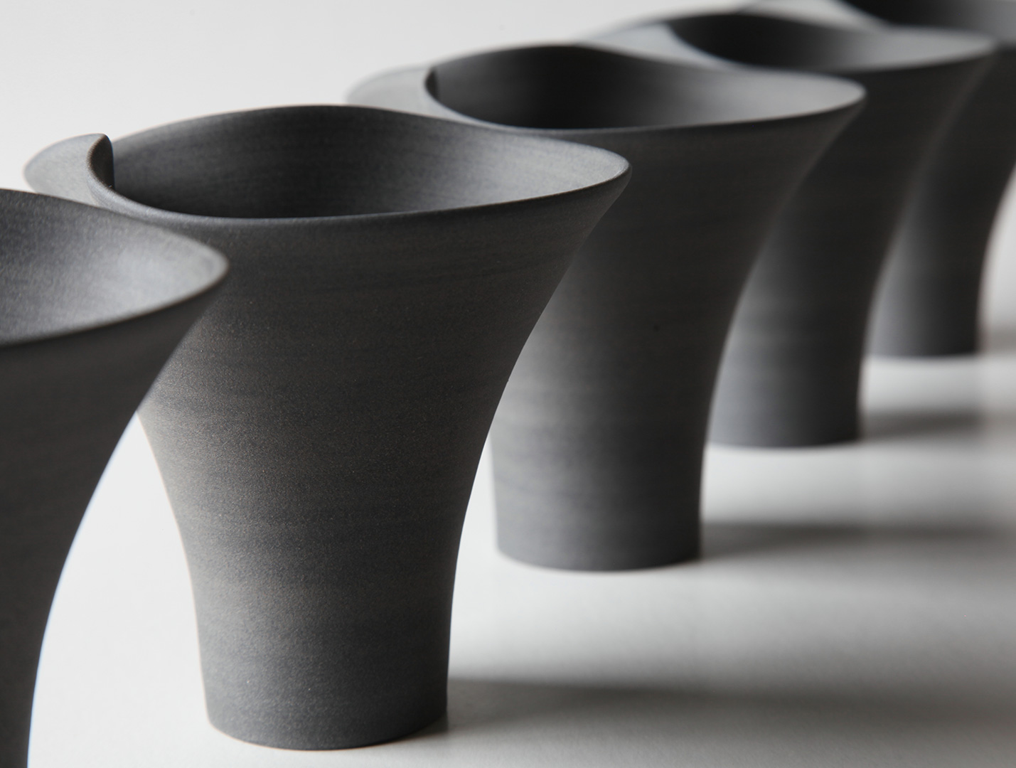 Grey Minimalist Vases by Nozomi Fujii 5